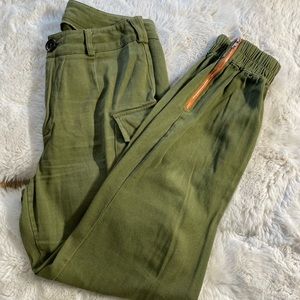 Camo green pants